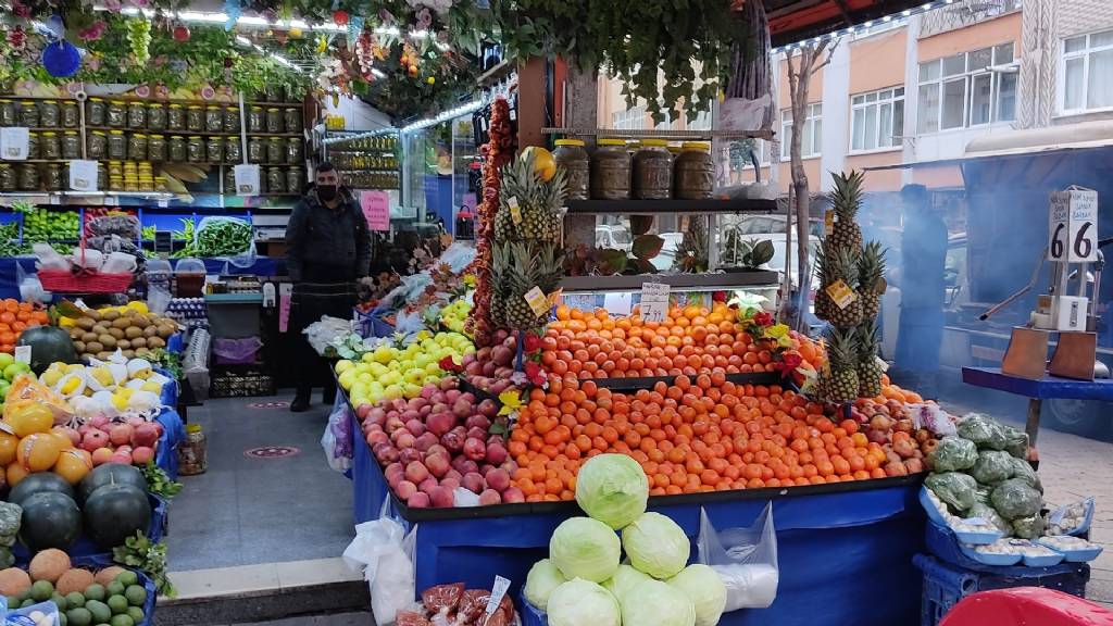 Manav Şirinevler sebze meyve pazarı Fotoğrafları