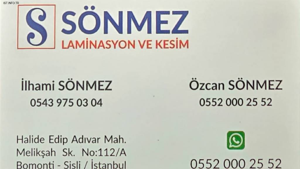 Sönmez laminasiyon Fotoğrafları