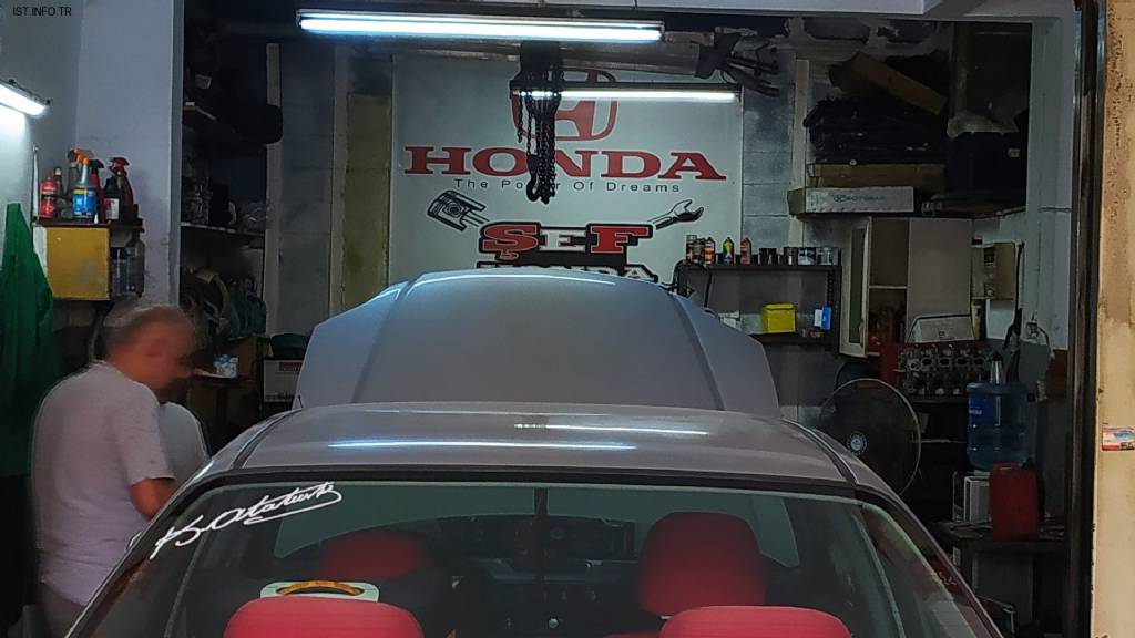 Şef Honda Motor Mekanik Fotoğrafları