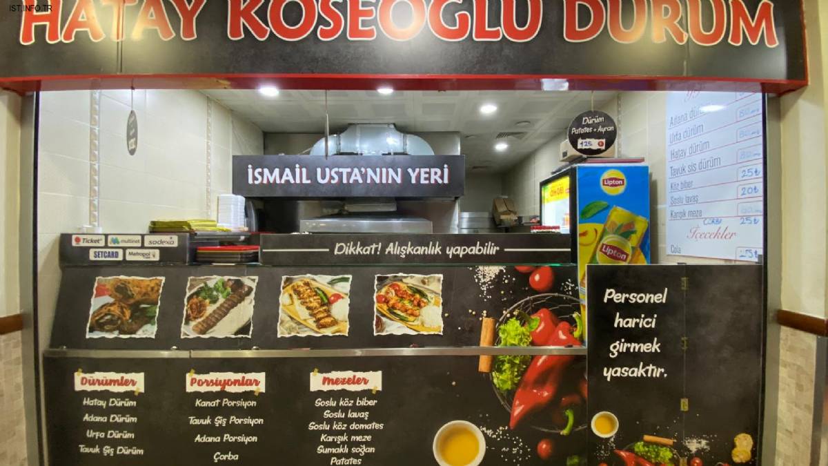 HATAY KÖSEOĞLU DÜRÜM EVİ İSMAİL USTA'NIN YERİ